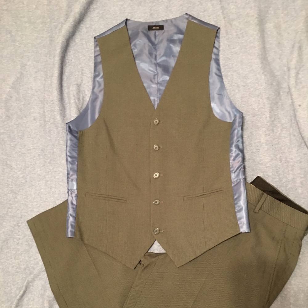 Two piece suit. Vest and pants